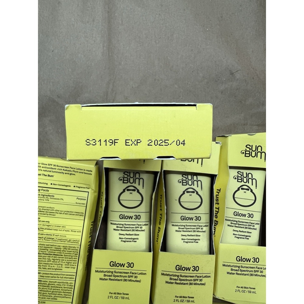8 Packs Sun Bum‎ Glow 30 Moisturizing Sunscreen Face Lotion SPF 30 2 oz Exp 4/25 - Picture 4 of 4